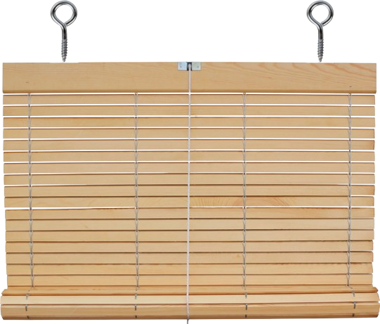 Cáncamos cerrados roscados en el cabezal de una persiana alicantina