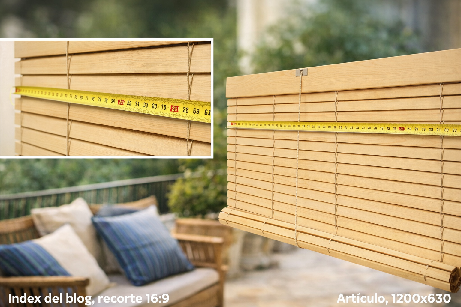 Guía para medir persianas alicantinas correctamente