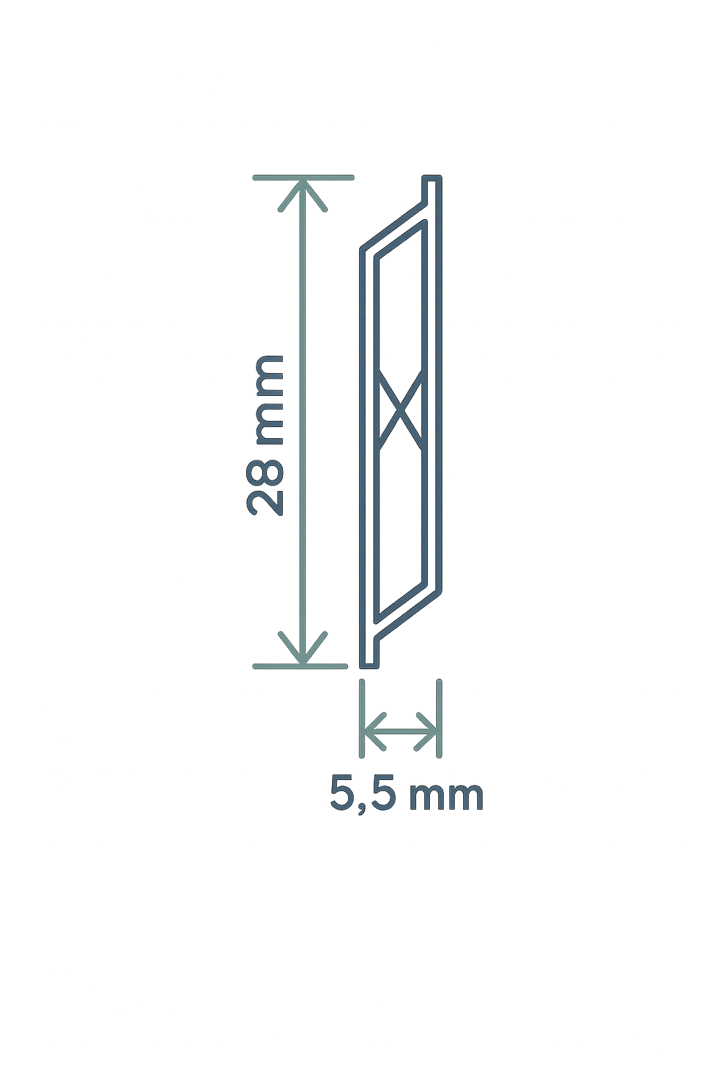 Dimensiones del listón de persiana alicantina