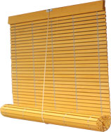 Persianas alicantinas de madera barniz oscuro a medida