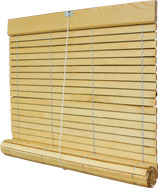 Persianas alicantinas de madera barniz natural a medida